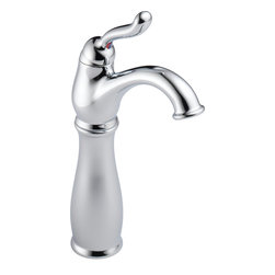 Delta Leland&reg; Single Handle Centerset Lavatory Faucet with Riser - Less Pop-Up - Bathroom Sink Faucets