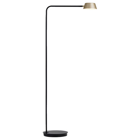 OLO Floor Lamp, Black/Champagne Gold