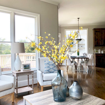 Home Staging in Cumming Sitting Room/Keeping Room