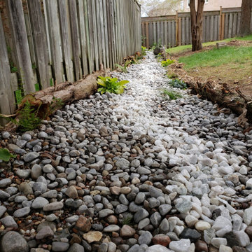 Forest inspired dry creek - Markham