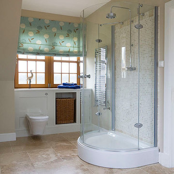 Attic space bathroom
