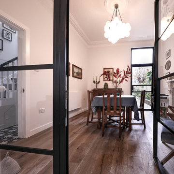 A beautiful crittall-style extension