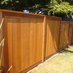 Picture Frame Cedar Fence - Home Fencing And Gates