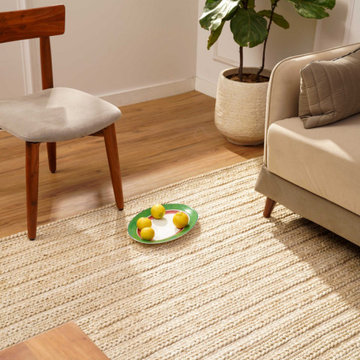 HAND KNOTTED SUMAK JUTE ECO-FRIENDLY SOLID AREA RUGS, Ivory,Solid,Outdoor Indoor