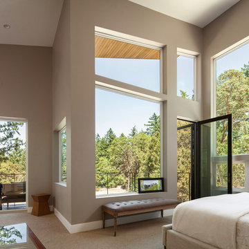 House on a hill SIPs panels framing