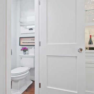 Hermosa Beach Minimalist Powder Room Transformation