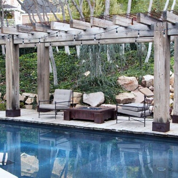 Fire Pit Near Pool
