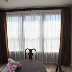 Before and After Draperies - Curtains
