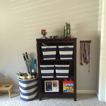 Boys Bedroom Organization