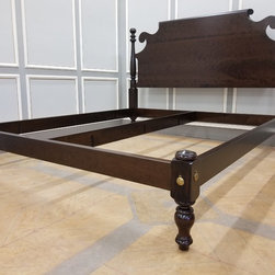 Ball and Ring Headend with Chamfered Rollback Headboard - Beds