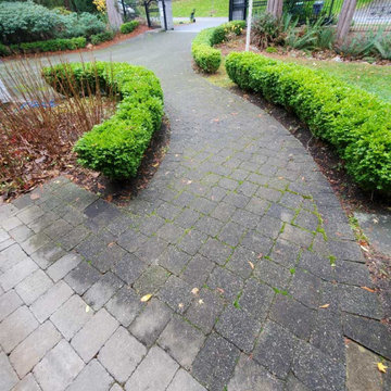 Pressure Washing Paving Stone Driveway Moss Removal White Rock BC Canada