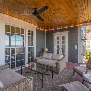 Lookout Mountain Renovation  |  Siding, Trim, Porch Ceiling, Windows