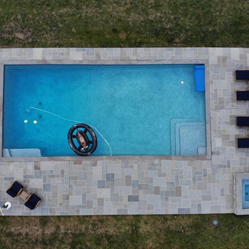 True Blue Thermal Blue stone Pool Deck