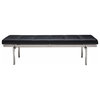 Louve Occasional Bench, Black, Small