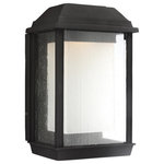Murray Feiss - Murray Feiss OL12801TXB-LED 1, Light Outdoor LED Wall Lantern, Textured Black - Length: 13"