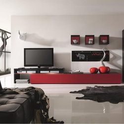 "Amsterdam" Contemporary multimedia units and entertainment centers Made in Germ - Entertainment Centers And Tv Stands