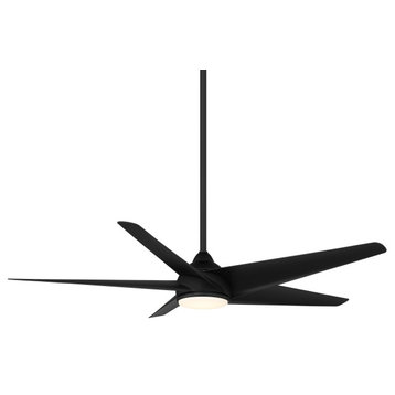 Viper Indoor/Outdoor 5-Blade Smart Ceiling Fan 60" Matte Black, Light Kit