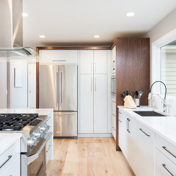 Modern Custom Wood Kitchen Remodel