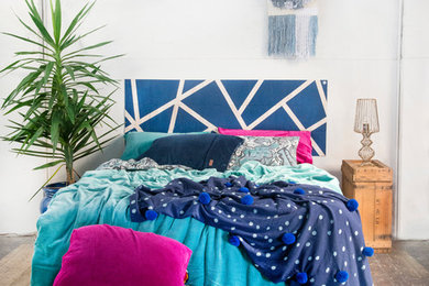 Bright, Bold, Blue Boho Bedroom