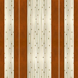 Prehung Prehung 2-1/4" Thick Contemporary Mahogany Door Sidelites Art Glass - Front Doors