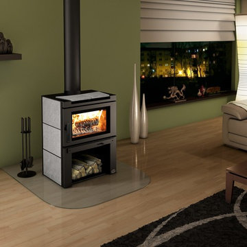 Matrix wood stove - grey