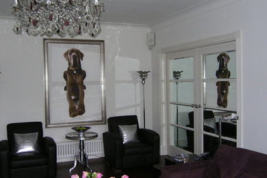 Example of a trendy home design design in Other