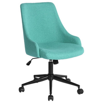 FurnitureR Upholstered Adjustable High Back Task Chair