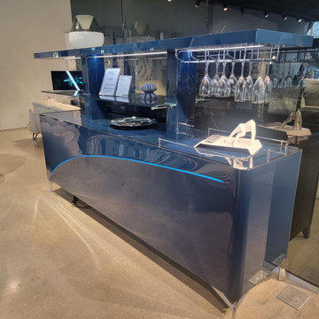 FRENCH MANUFACTUER REMOTE CONTROL LACQUERED BAR