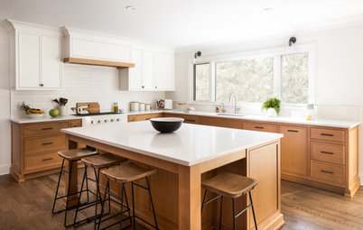 Before and After: 3 Bright White-and-Wood Kitchen Makeovers