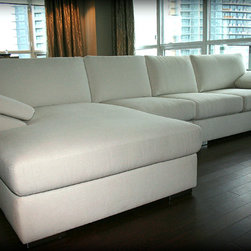 Custom Made Sectional Sofa White - Sectional Sofas