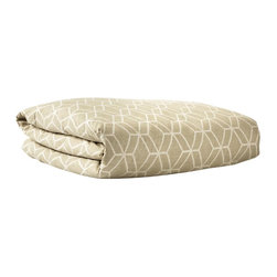 Home Decorators Collection Geome Putty King Duvet - Duvet Covers And Duvet Sets