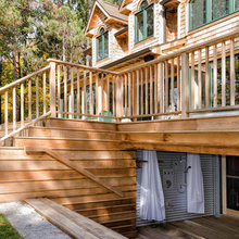 outdoor shower and storage