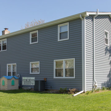 Exterior Renovation with Mastic Vinyl Siding and J&N Stone