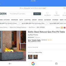 Gas Fire Tables