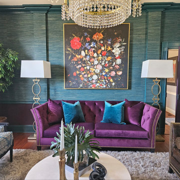 Tropical, Victorian, Gothic, Living Room- Waterford, VA