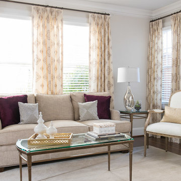 Tyrian Purple Inspired Living Room