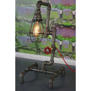 Industrial Pipe Desk Lamp