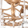 Sophia Crystal Glass Droplet Teardrop Chandelier Shiny Bronze