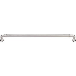 Traditional Cabinet And Drawer Handle Pulls Chareau Reeded Pull, Brushed Satin Nickel