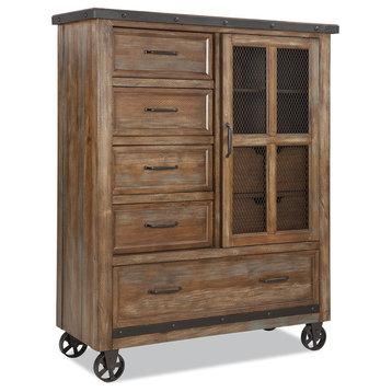 Intercon Furniture Taos Gentleman's Chest in Canyon Brown