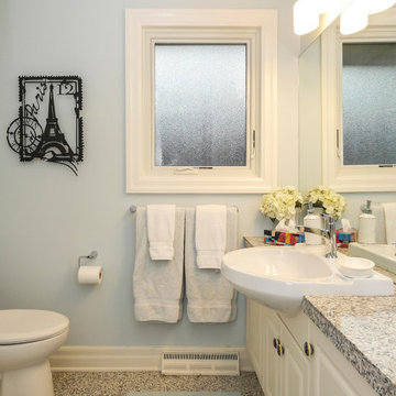 Obscured Glass Window in Pretty Bathroom - Renewal by Andersen Greater Toronto