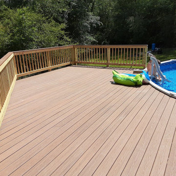 Above Ground Pool Deck in Macon GA