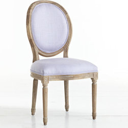 Louis XVI Dining Chair, Lavender - Dining Chairs