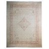 Traditional One-of-a-Kind Oriental Serapi Hand-Knotted Area Rug, Linen, 8'x10'