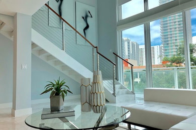 Inspiration for a living room remodel in Miami