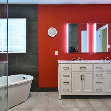 Red Bathroom