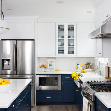 Navy & White Dream Kitchen