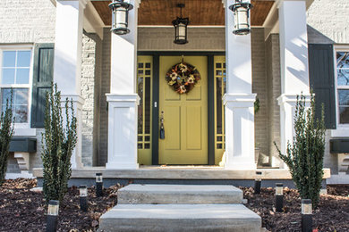 Example of an arts and crafts exterior home design in Other