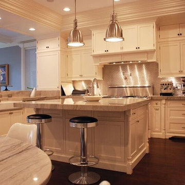 Sea Pearl Quartzite Chicago Kitchen