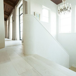 Wide Plank Custom White Finish Northern White Oak Hardwood Flooring - Products